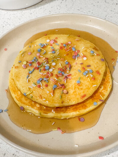 High Protein Cake Pancakes