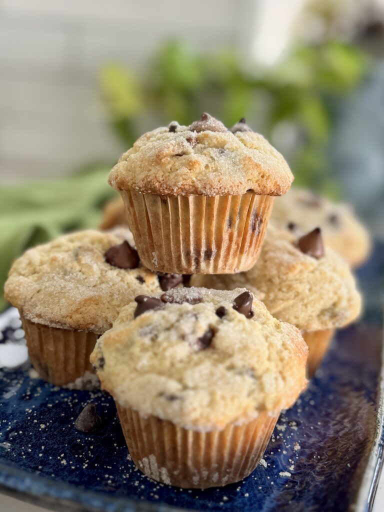 Lofty Gluten Free Chocolate Chip Muffins by Back Porch Paleo - FoodSocial
