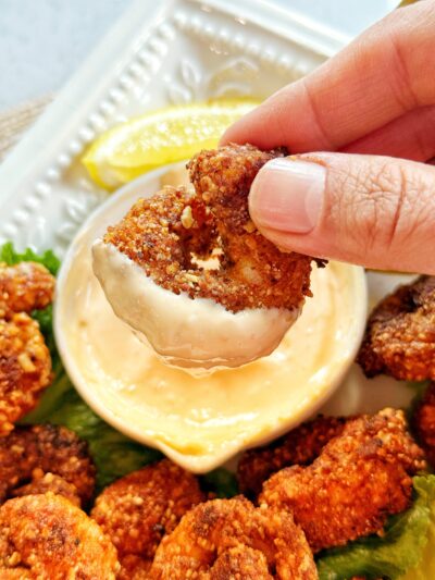 Crispy Gluten-Free Popcorn Shrimp