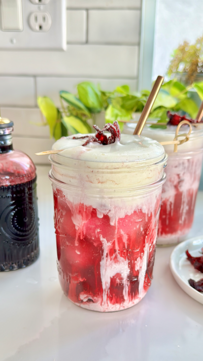 Passion Fruit Hibiscus Cream Soda