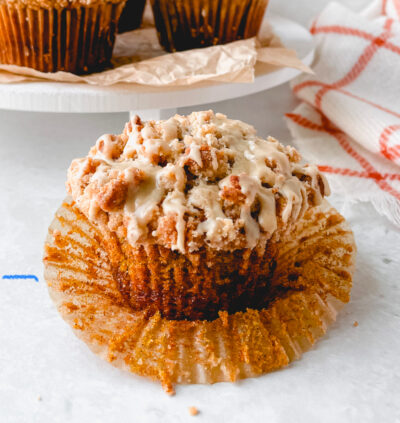 Cinnamon Roll Pumpkin Muffins