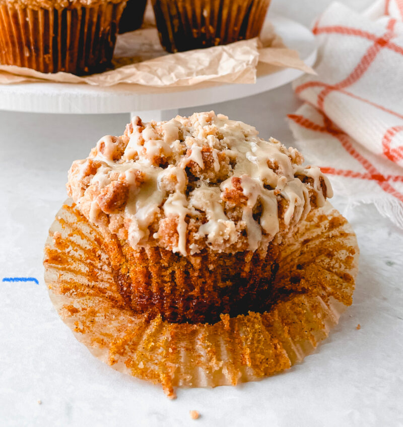 Cinnamon Roll Pumpkin Muffins by Mya Van Beek - FoodSocial