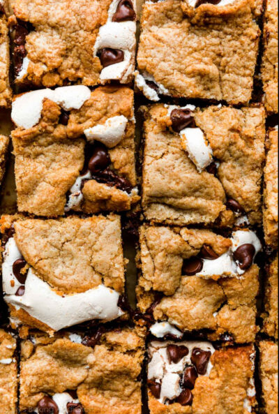 Smores Cookie Bars- Protein