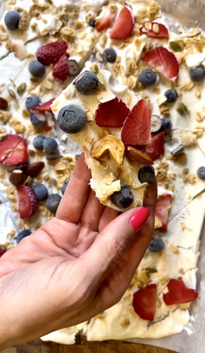 Fruit and Yogurt Bark