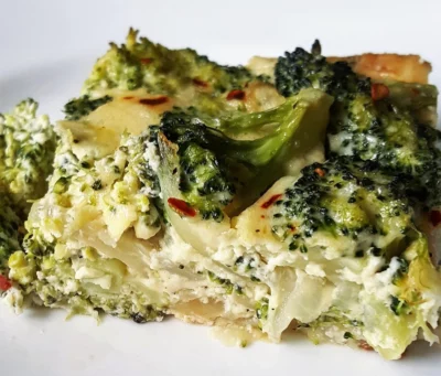 Broccoli & Onion Kugel