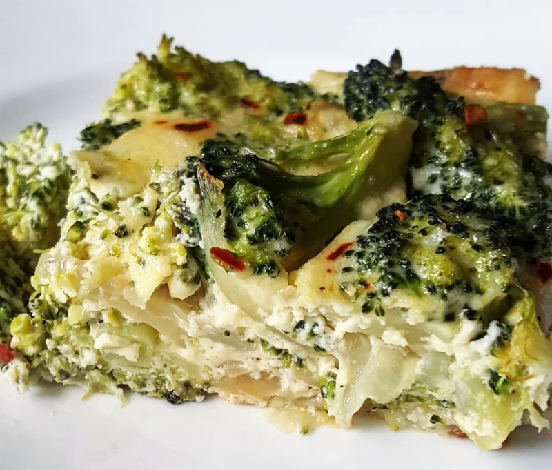 Broccoli & Onion Kugel by Debbie Kotchey - FoodSocial