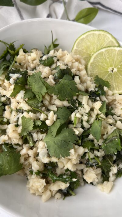 Cilantro Lime Cauliflower Rice