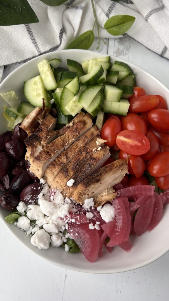 Grilled Greek Chicken Salad by hollysbestlife - FoodSocial