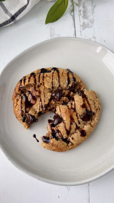 GF/DF Mocha Levain Chocolate Chip Cookies