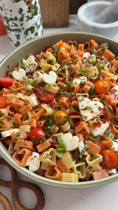 Valentine’s Day Pasta Salad