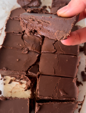 2-Ingredient Chocolate Fudge