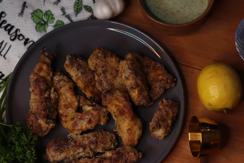 Green Goddess Buttermilk Chicken Tenders (Gluten-Free) by yeet.that.wheat - FoodSocial