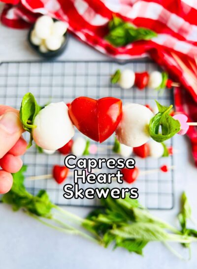 Caprese Heart Skewers