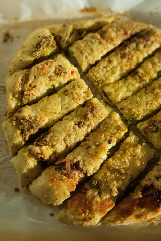 Horseradish Pesto Cheesy Bread by ThrilledFoodie - FoodSocial