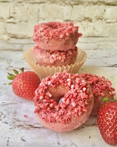 Strawberry Blush Donuts