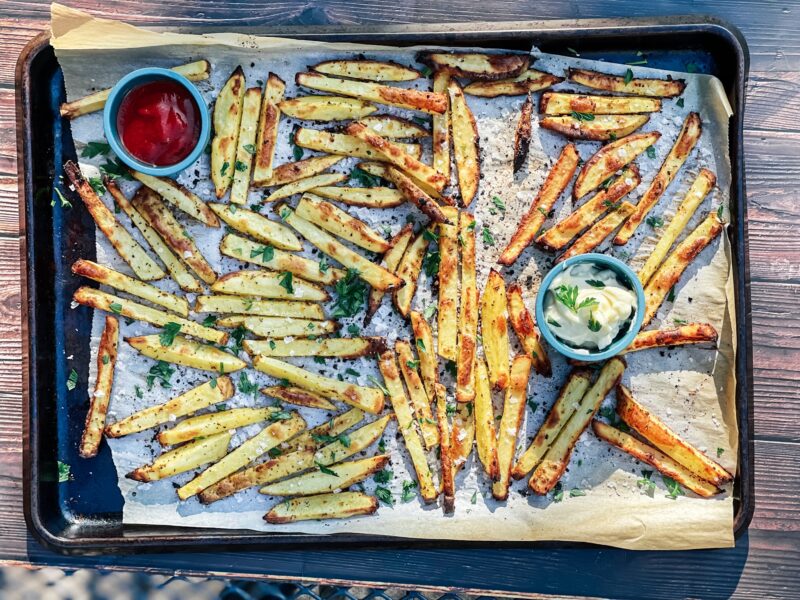 Best Ever Homemade Fries by Bridgette.eats.plants - FoodSocial