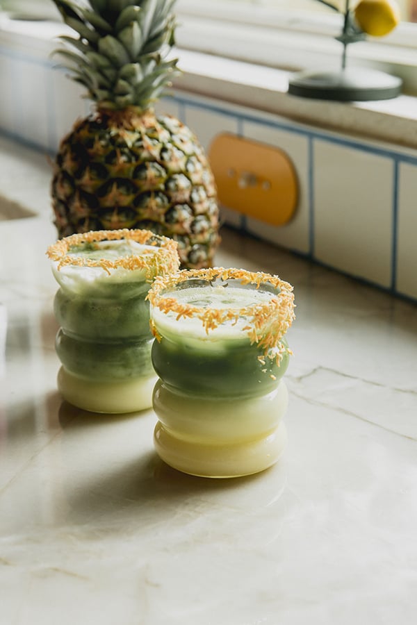 Matcha Piña Colada by unboundwellness - FoodSocial