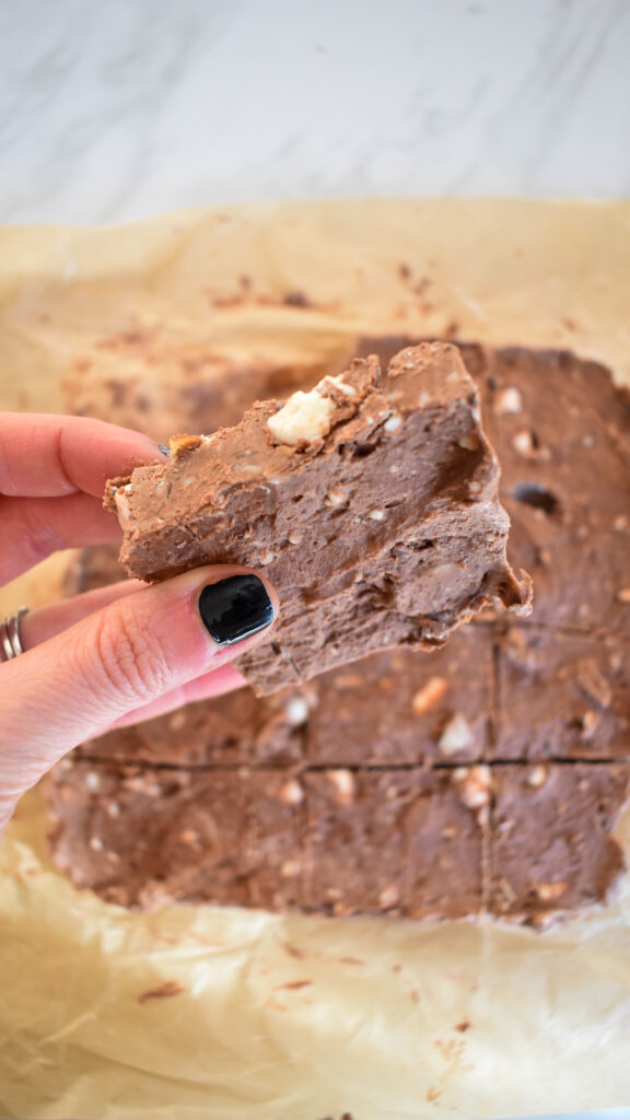 Rocky Road Frozen Bars by joyfuleatsnbeats - FoodSocial