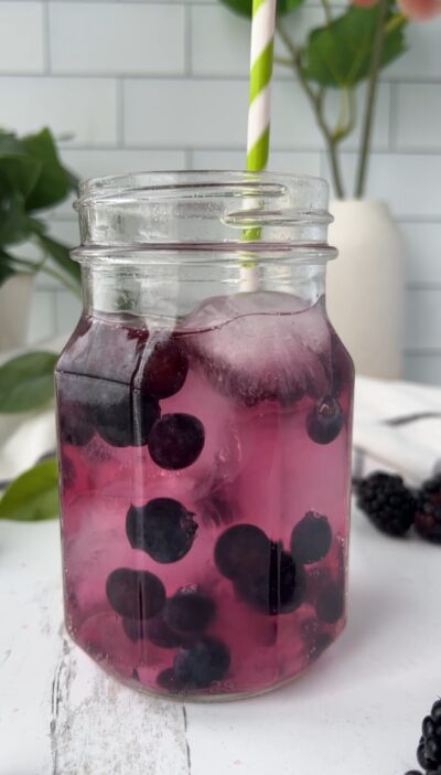 Berry Bliss Fizz Mocktail