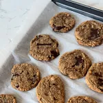 Brown Butter Healthier Chocolate Chip Cookies (Gluten and Refined-Sugar Free)