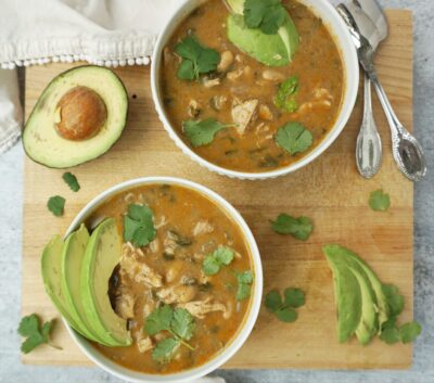 Healthy White Chicken Chili