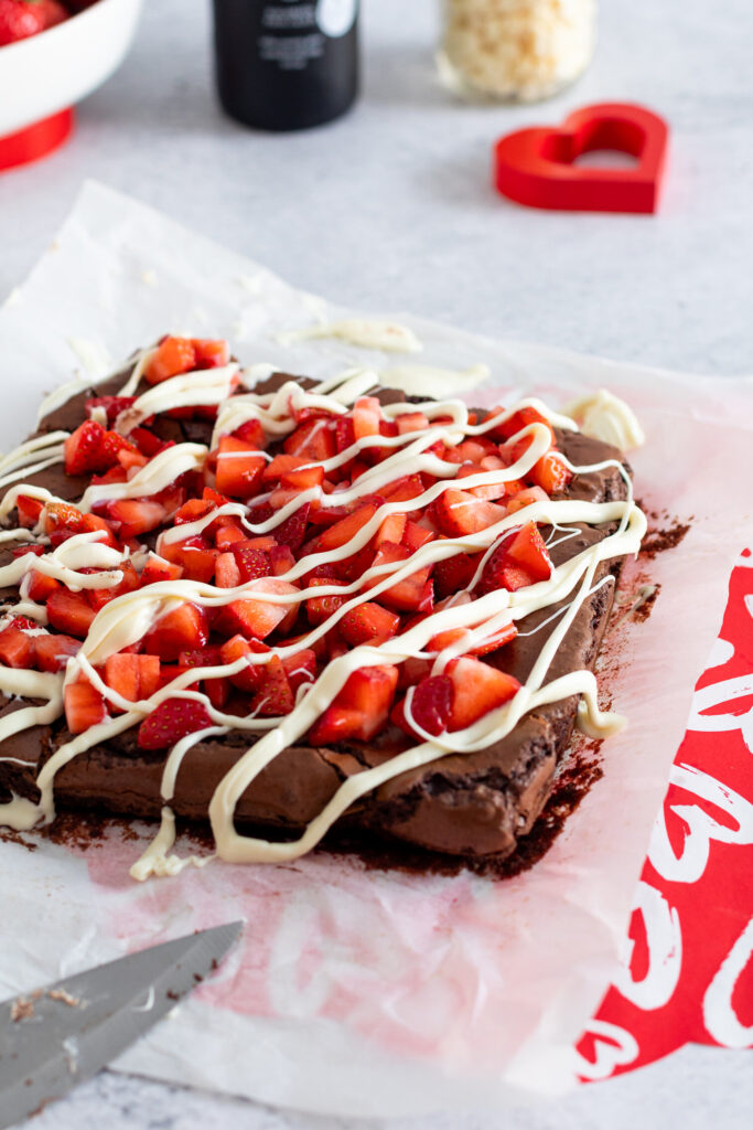 Olive Oil Valentine’s Day Brownies (Easy Boxed Brownies Hack) by The Taste of Montreal - FoodSocial