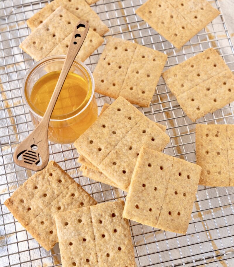 Honey Graham Crackers (Paleo/Gluten Free) by Back Porch Paleo - FoodSocial