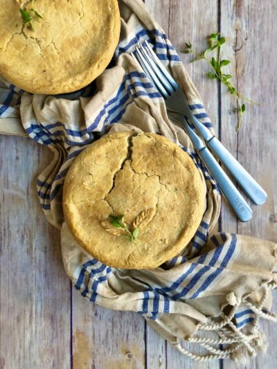 Herbed Crusted Paleo Chicken Pot Pie