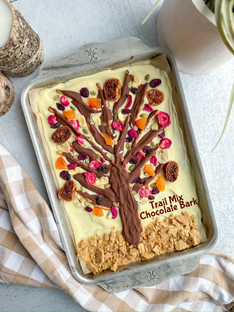Trail Mix Chocolate Bark by LivLaughCook - FoodSocial