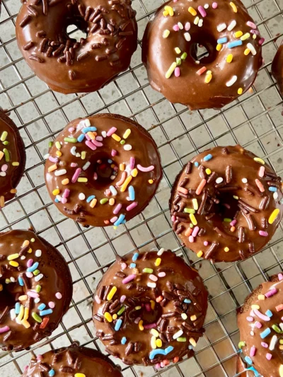 Mini Chocolate Donuts (Paleo/gluten free)