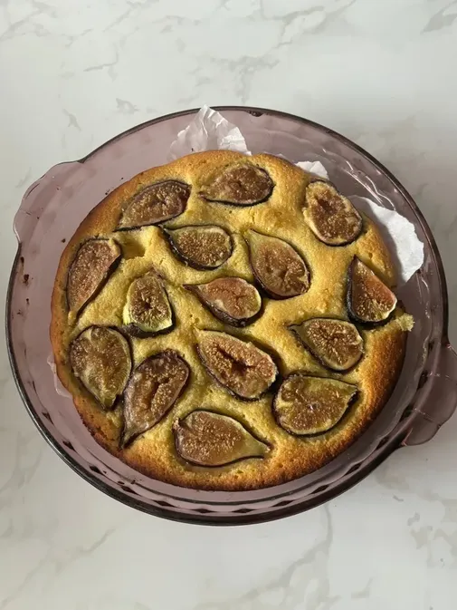 Almond Flour Olive Oil Fig Cake by naturallynourishedwitholivia - FoodSocial