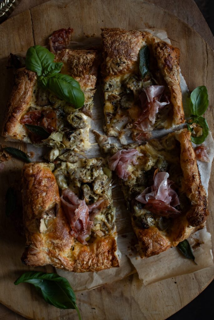 Artichoke and mushroom Tart by Inspired with a Twist - FoodSocial