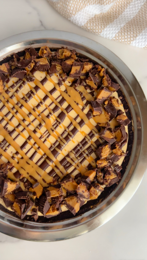Healthier Peanut Butter Pie by colleenshealthylife - FoodSocial