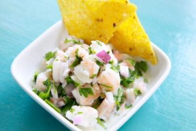 Coconut Lime Shrimp Ceviche