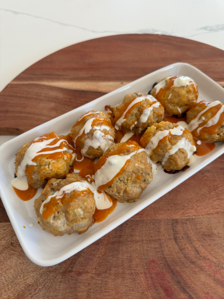 Buffalo Meatballs by Adaydreamblog - FoodSocial