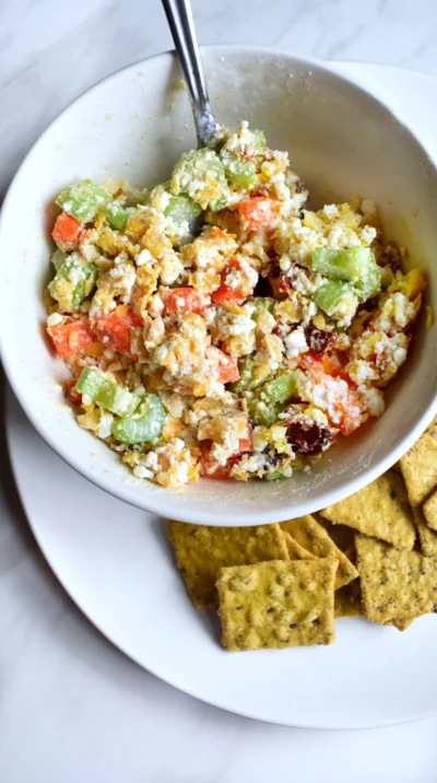 Cottage Cheese Chickpea Salad