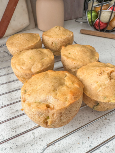 High Protein Zucchini Muffins