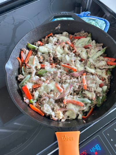 Philly Cheesesteak Skillet (Keto)