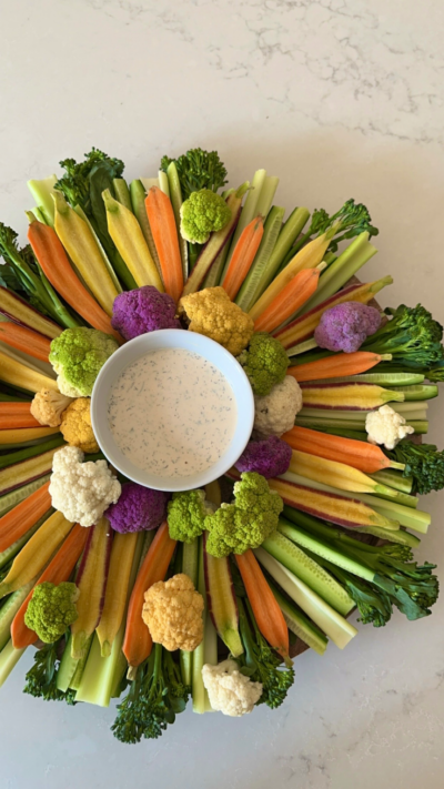 High Protein Veggie Dip