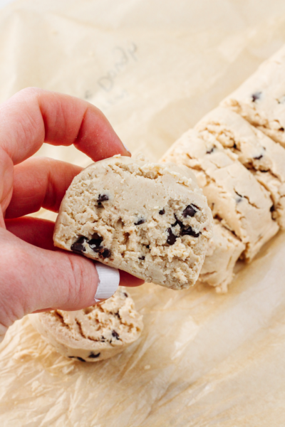 Protein Cookie Dough Log