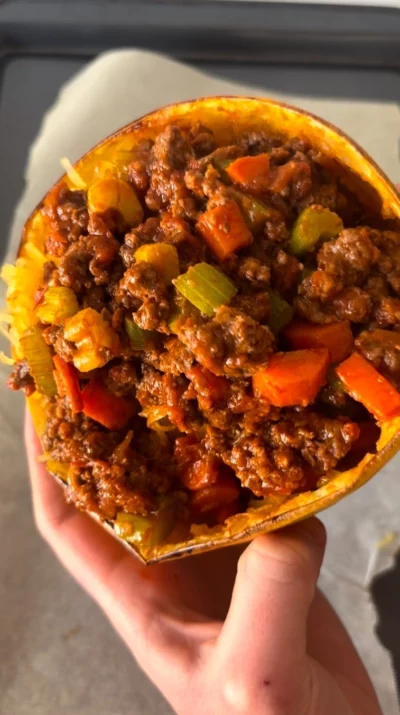 Spaghetti Squash Bolognese