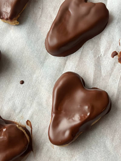 Reeses Hearts (Vegan and Gluten-Free)