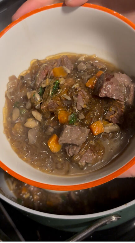 Five Spice Steak Kelp Noodle Soup by naturallynourishedwitholivia - FoodSocial