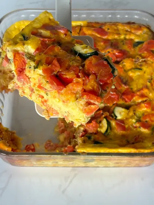 High Protein Smoked Salmon Egg Bake by naturallynourishedwitholivia - FoodSocial