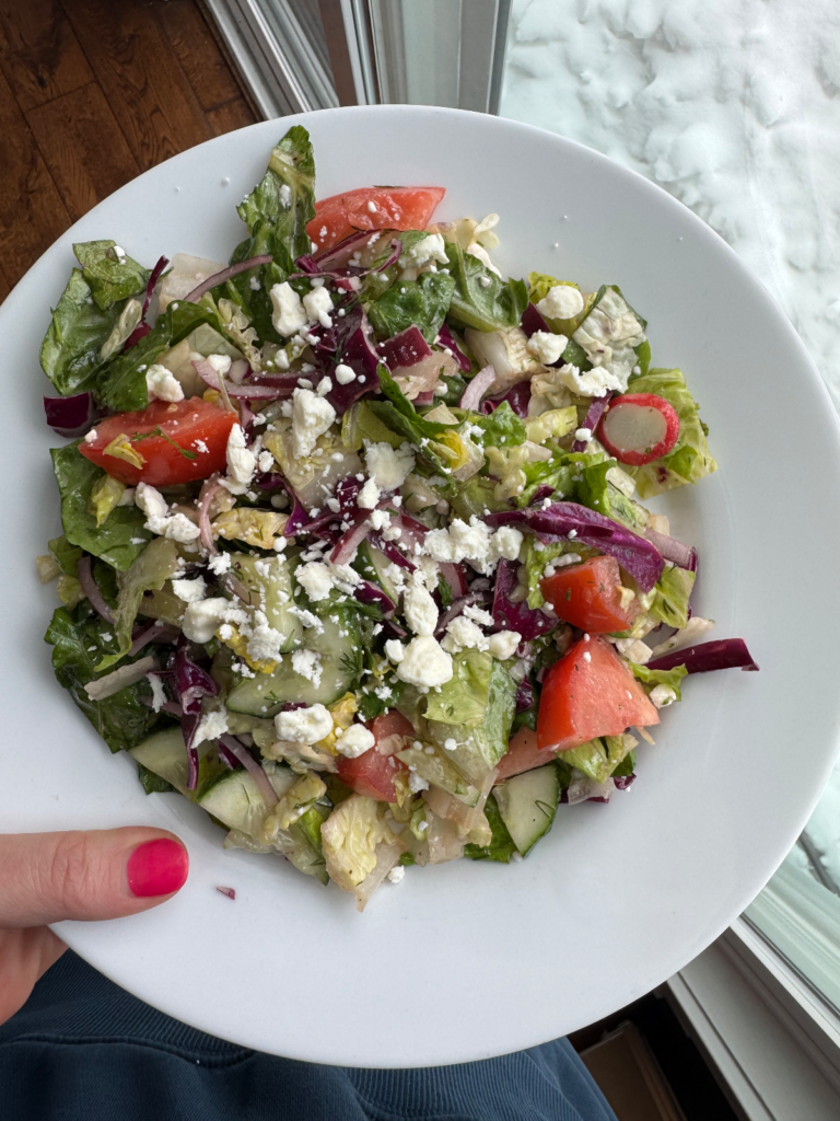 Easy Greek Salad by Liz Della Croce - FoodSocial
