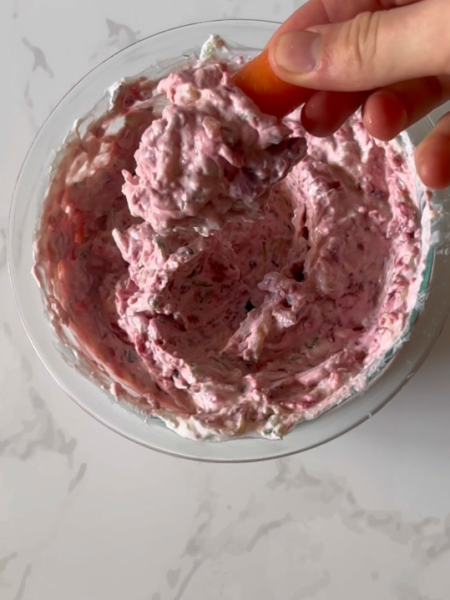 Perfect Pink Beet Tzatziki by naturallynourishedwitholivia - FoodSocial