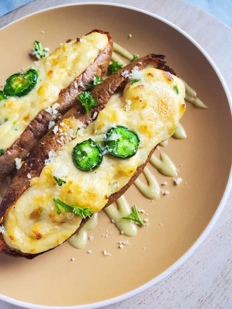 Jalapeno Cheddar Skins by the_happy_veg - FoodSocial