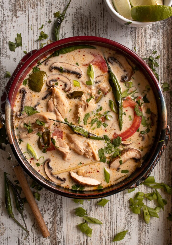 Tom Kha Gai (Thai Coconut Chicken Soup) by Inspired with a Twist - FoodSocial