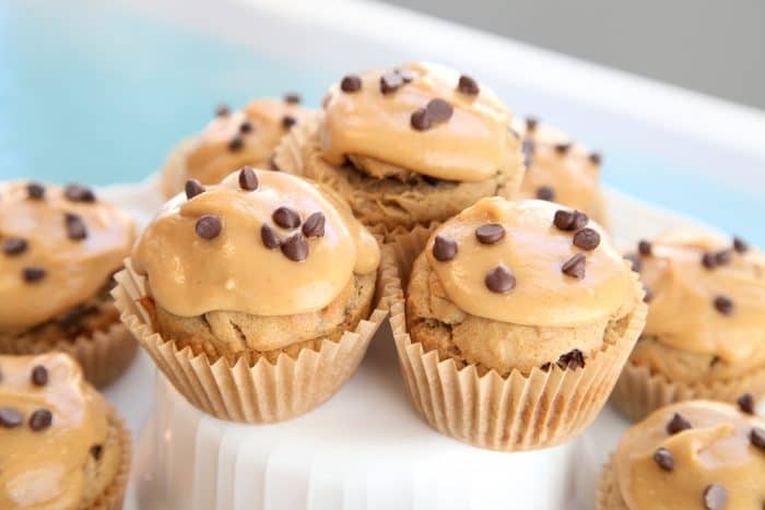 Peanut Butter, Banana and Chocolate Chip Cupcakes by Athomewithshay - FoodSocial