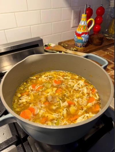 Cold & Flu Fighting Chicken Noodle Soup